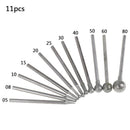11pcs round 2.3 chainsaw grinding burr metal polishing grinding drill tool T J!j