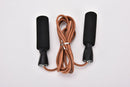 Leather Skipping Speed Rope Adjustable Weighted Boxing Jump Gym Exercise  Z