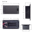 9V Battery Case Box Holder Black for Electric Guitar Bass Storage Cover