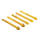 5X 10mm Tungsten Carbide Drill Bits For Cross Spear Head Porcelain Ceramic