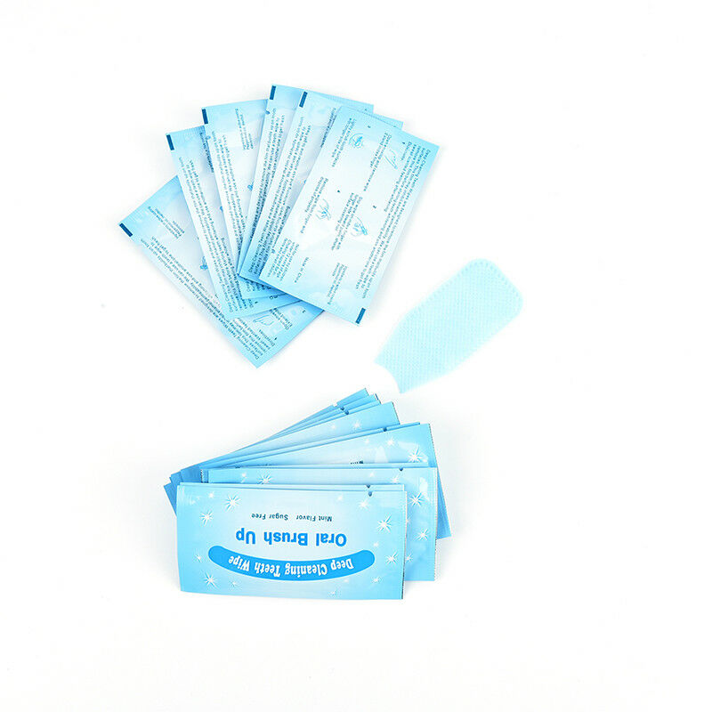 20x finger brush ups oral brush teeth whitening wipe  deep cleaning oral c BX
