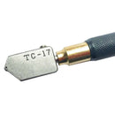 3X(Round Tail Tc-17 Glass Cutter Metal Handle for 3-10Mm Straight Glass Cut