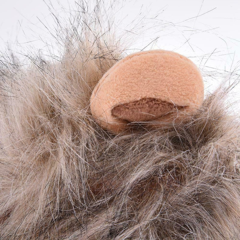 Up Dog With Ears Lion Cat Halloween Fluffy Cloth Mane Dress Costume Hat Pet Wig