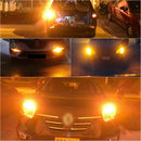 BAU15S 7507 Turn Signal Light PY21W 1156PY Canbus No Error Led Bulb Amber Lamp*2