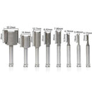 8Pcs/Set Shank 1/4" Dia Straight Router Bit Milling Slot Cutter Woodwork Tool mh
