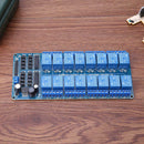 New 16-Channel 5V12V Relay Module Board For Arduino PIC AVR MCU DSP ARM PLC