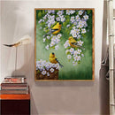 5D DIY Diamond Painting Bird Flower Cross Stitch Embroidery Rhinestones Kit