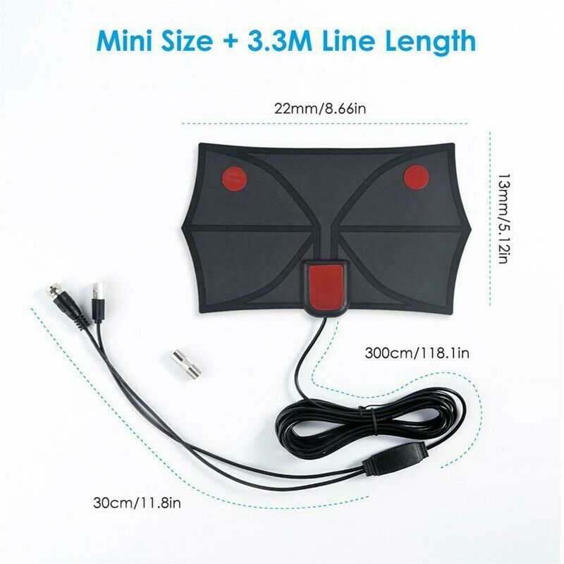 980 Miles 4K Digital HDTV Indoor TV Antenna with Amplifier Signal Booster T G5T9