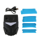 1 Piece Laptop Cooling Fan Vacuum Cooler Auto-Temp Detection Rapid Black