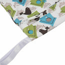 Baby 2pcs Cloth Diaper Wet Bags, Wet and Dry Cloth Diaper Bags O9G5