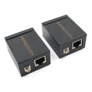 60M VGA Extender Female To Cat5 CAT6/7 RJ45 Ethernet Adapter Amplifier Exten Gw