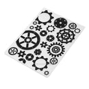 1pc Gear Plastic Embossing Folder Template For Scrapbook DIY Album Card hv2n