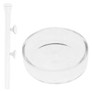 Set of 2, Transparent Shrimp Feeding Food Tray Feeder For Aquarium Fish Tank, 1x