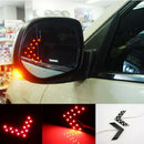 2x 14 SMD LED Car Rear View Mirror Lamp Side Turn Signal Indicator Lights Random