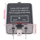Electronic LED Adjustable Flasher Relay For Turn Signal Light Blinker LED RS Ew