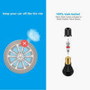 Stem Puller Installer Tool Include 6Pcs Tire Snap in Short Rubber Valve Ste