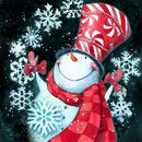 5D DIY Full Drill Diamond Painting Christmas Snowman Cross Stitch (B1457)