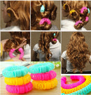 8 Pcs Hairdress Magic Bendy Hair Styling Roller Curler Spiral Curls DIY Tools.LJ