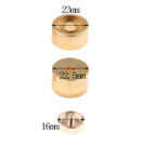 3pcs 16mm Diameter Trumpet Valve Finger Buttons with Screws Cover Brass