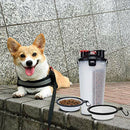 1X(Dog Water Bottle,Portable Pet Travel Water Bottle,Leak Proof Outdoor Dri