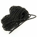 9m Black Braided Leather Necklace Cord String DIY 3mm HOT E3J3
