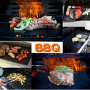 15x Non Stick BBQ Mats Reusable Easy Clean  For Outdoor Barbecue Baking