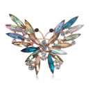 Fashion Colorful Crystal Brooch Pins Animal Butterfly Enamel Women Gifts Jewe.3C