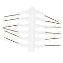 12pcs Bait Spikes with Silicone Ring for Carp Fishing Hair Rigs Hooks 15mm