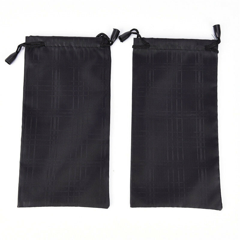10 pcs Sunglasses Bag Soft Waterproof Cloth Glasses Pouch Sunglasses Case FT