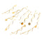 10Pcs Metal Hairpin Minimalist Style Waved Shape Clips Barrette for Women