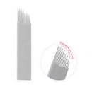 Lots Flexible Needles -Tattoo Permanent Makeup Manual Eyebrow Blade -Bevel