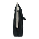 Black Satin Crystal Clustered Buckle Evening Clutch Bag Handbag Prom Purse