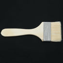 Paint Brown wide wood handle brush E5N8