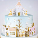 Christmas Gingerbread House Silicone Mold Cake Decorating Tools Xmas Sugarcraft-