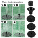 13CM solar pump water fountain for garden pond fountain pond pump fountainJ Gw