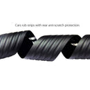 90CM Rear Bumper Rubber Pad Trim Cover Kit Guard Sill Protector Plate Trunk W2W2