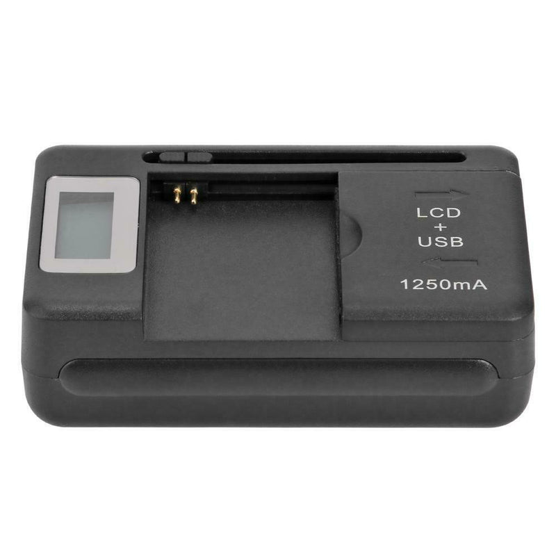 SS-5 2 in 1 Universal Travel Battery Charger Fast Charging Charger with LCD USB