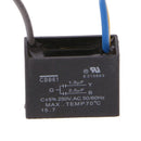 CBB61 1.5uF+2.5uF 3 Wires Black AC 250V 50/60Hz Capacitor For Ceiling Fan