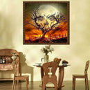 5D Halloween Tree DIY Diamond Embroidery Painting Full Drill Cross Stitch