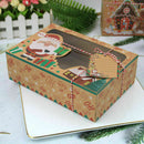 12 Christmas Candy Cookie Boxes Bakery Gift Boxes Cupcake Muffin Cake BoxesB Hn
