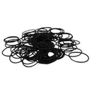 120 Pcs Black Hair Elastic for Thick and Curly No Metal Hair Ties Value Pac