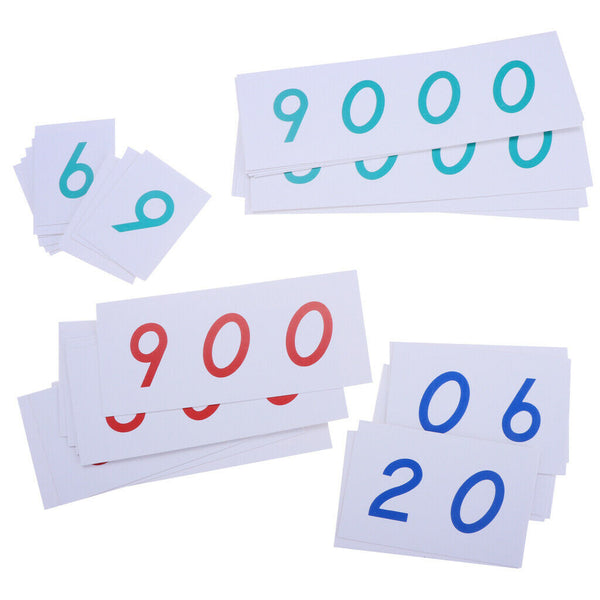 Montessori Mathematics Leanring Educational Toys Funny Set- Number Boards + Bank