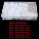 380PCS Auto Wire Terminal Connector 2.8 Mm Connector Male Female TerminalsSEAU