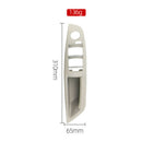 Front Interior Door Handle Trim LH for BMW F10 F18 5 Series 11-17 (Grey)