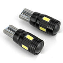 2X T10 194 W5W 6 SMD LED Car Can Bus Error Free Wedge Light Bulb White 6000K