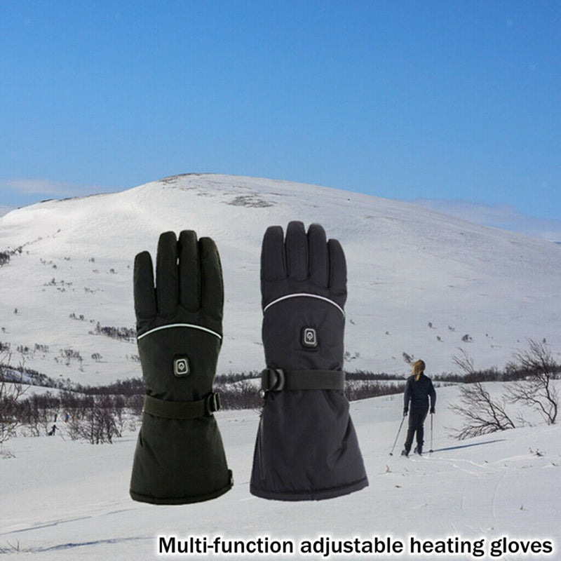 Electric Heated Gloves Winter Thermal Hand Warmer Outdoor Fishing Hiking Camping