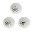3 Pieces 3-Star 40+mm White Ping Pong Balls, New ABS Material Table Tennis Balls