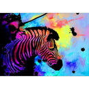 5D DIY Full Drill Diamond Painting Color Zebra Cross Stitch Embroidery Kits