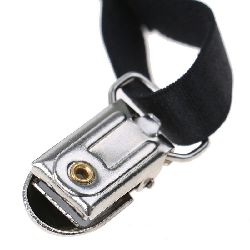 2 Pcs Men Shirt Stays Belt Non-slip Locking Clips  Keep Shirt Tucked Leg Str_
