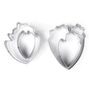 4pcs Peony Flower Cake Fondant Plunger Cutter Decorating Mold SugarcraftBakingTO